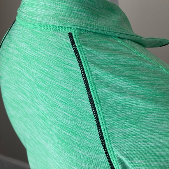 Zella lime green partial zip athletic pullover - Picture 4 of 8
